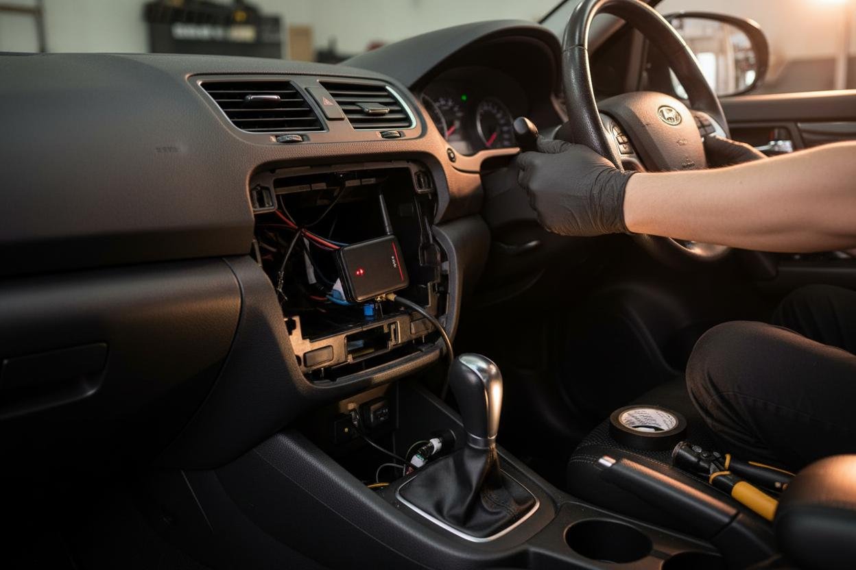 GPS tracker voiture moto Bruxelles Belgique